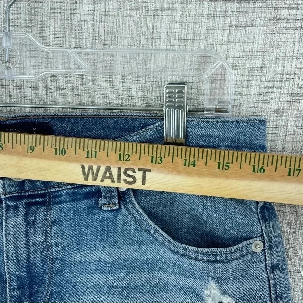 Lucky Brand jean Shorts Womens Size 2 Distressed Blue 1408 - Picture 5 of 10